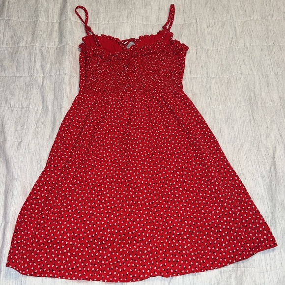 Red Mini Dress - Picture 3 of 4